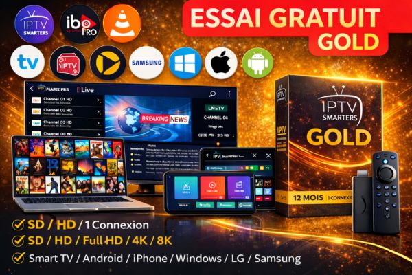 Test IPTV Gratuit Gold 24H Test IPTV Gratuit Gold 24H