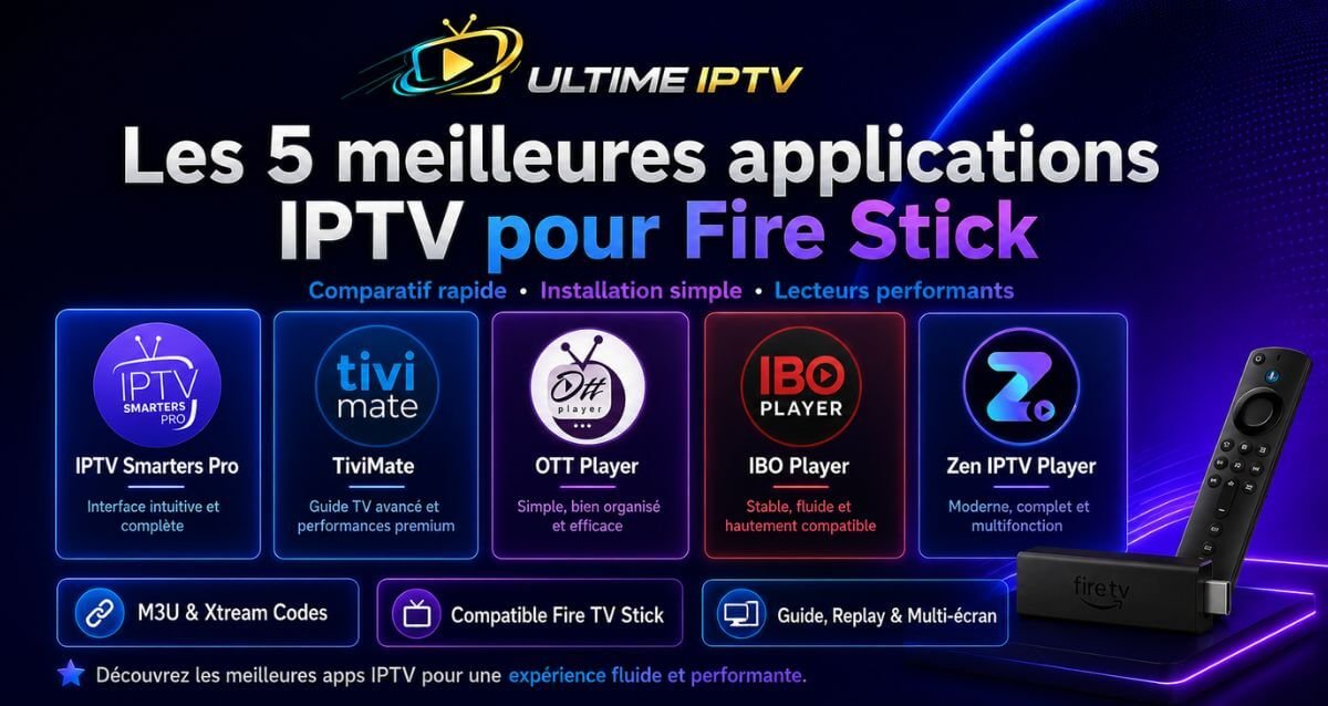 Meilleur Application IPTV Pour Firestick